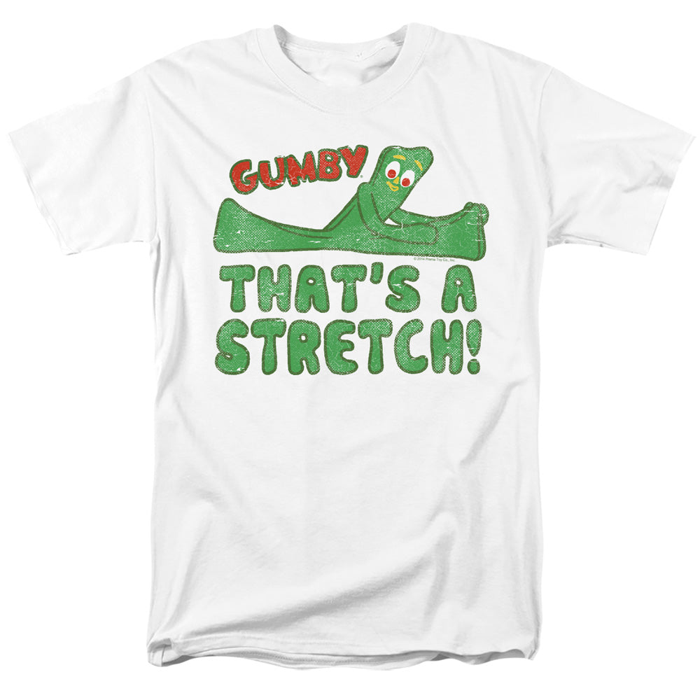Gumby Thatƒ??S A Stretch Mens T Shirt White Officially Licensed