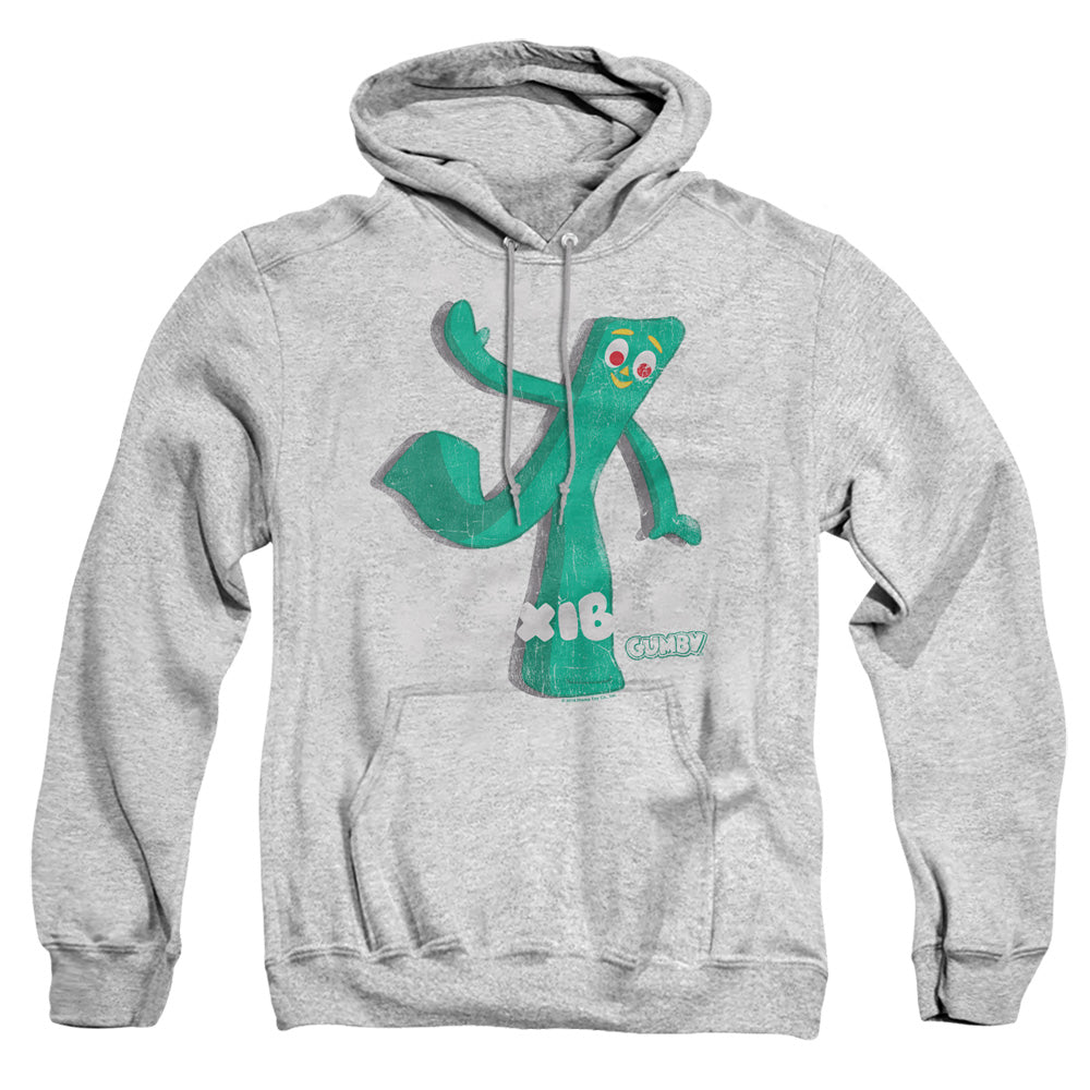 Gumby Flex Mens Hoodie Athletic Heather