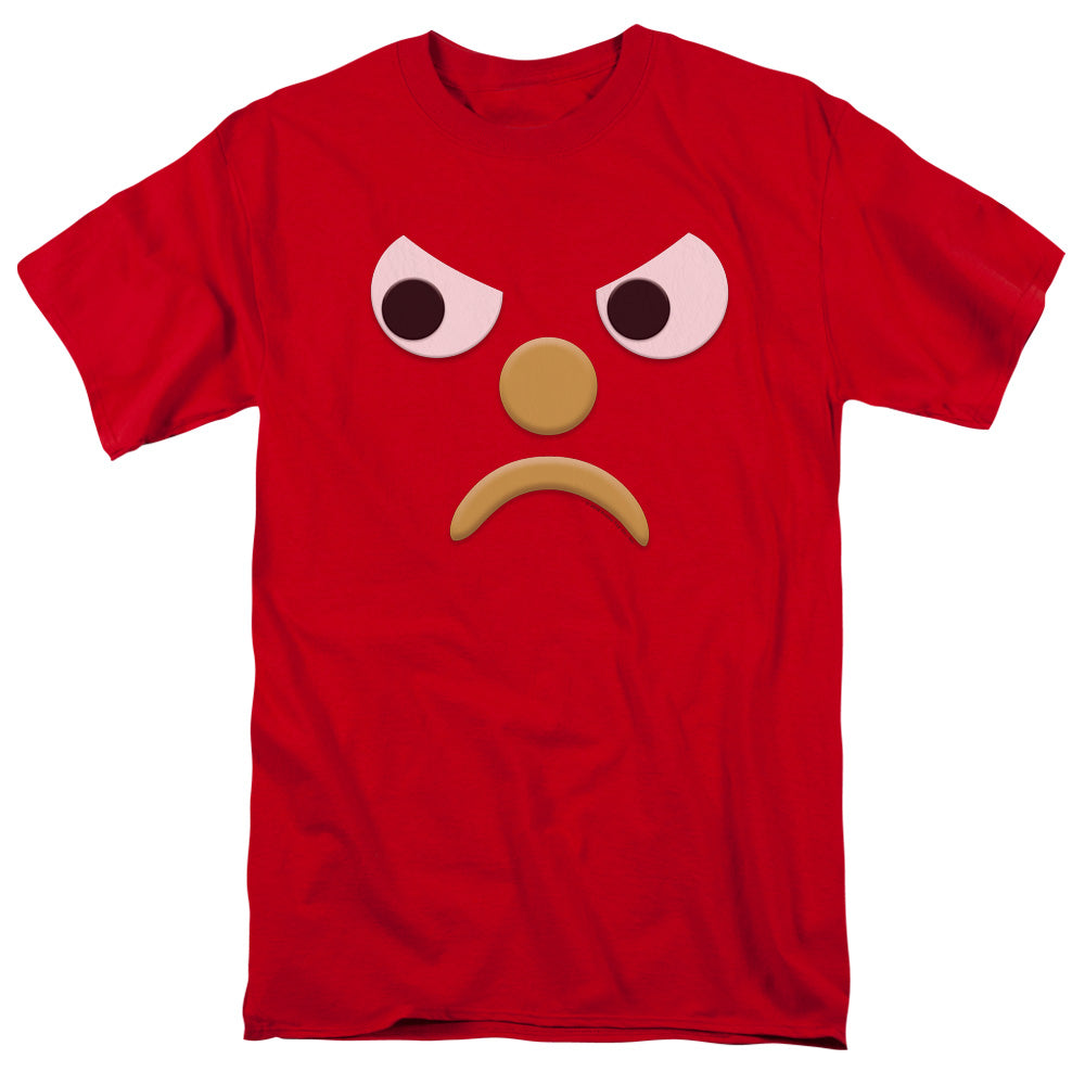 Gumby Blockhead G Mens T Shirt Red Officially Licensed