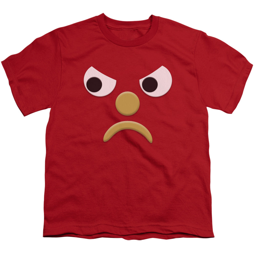 Gumby Blockhead G Kids Youth T Shirt Red