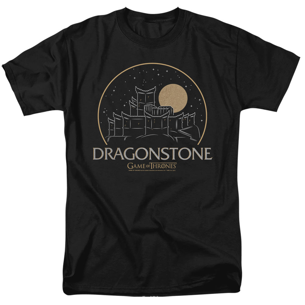 Game Of Thrones Dragonstone Mens T Shirt Black Officially Licensed