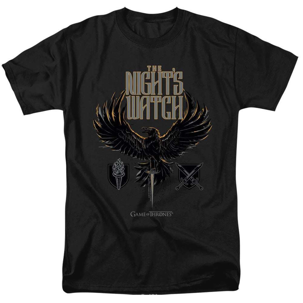 Game Of Thrones The Nights Watch Mens T Shirt Black Officially Licensed