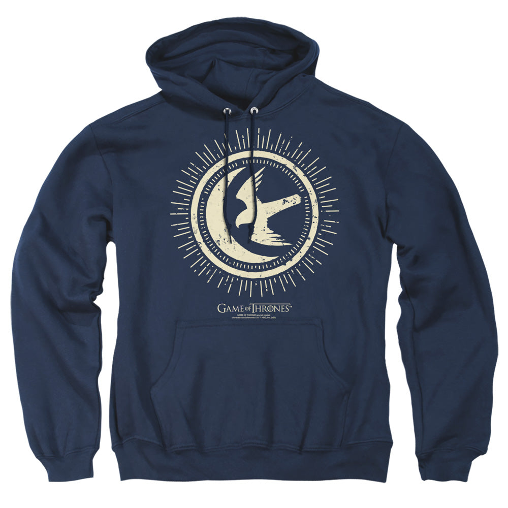 Game Of Thrones Arryn Burst Sigil Mens Hoodie Navy Officially Licensed