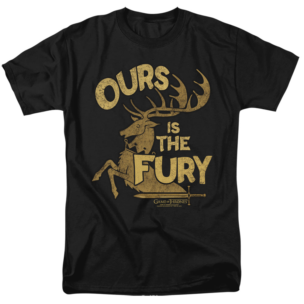 Game Of Thrones Fury Mens T Shirt Black Officially Licensed