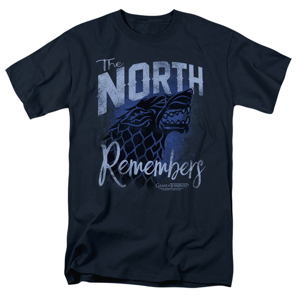 Game Of Thrones The North Remembers Mens T Shirt Navy Officially Licensed