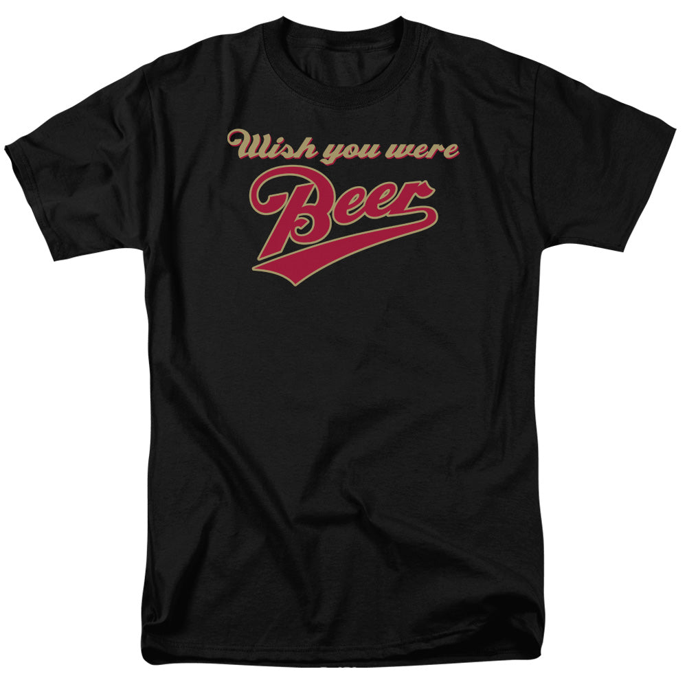 Wish You Were Beer Mens T Shirt Black Officially Licensed