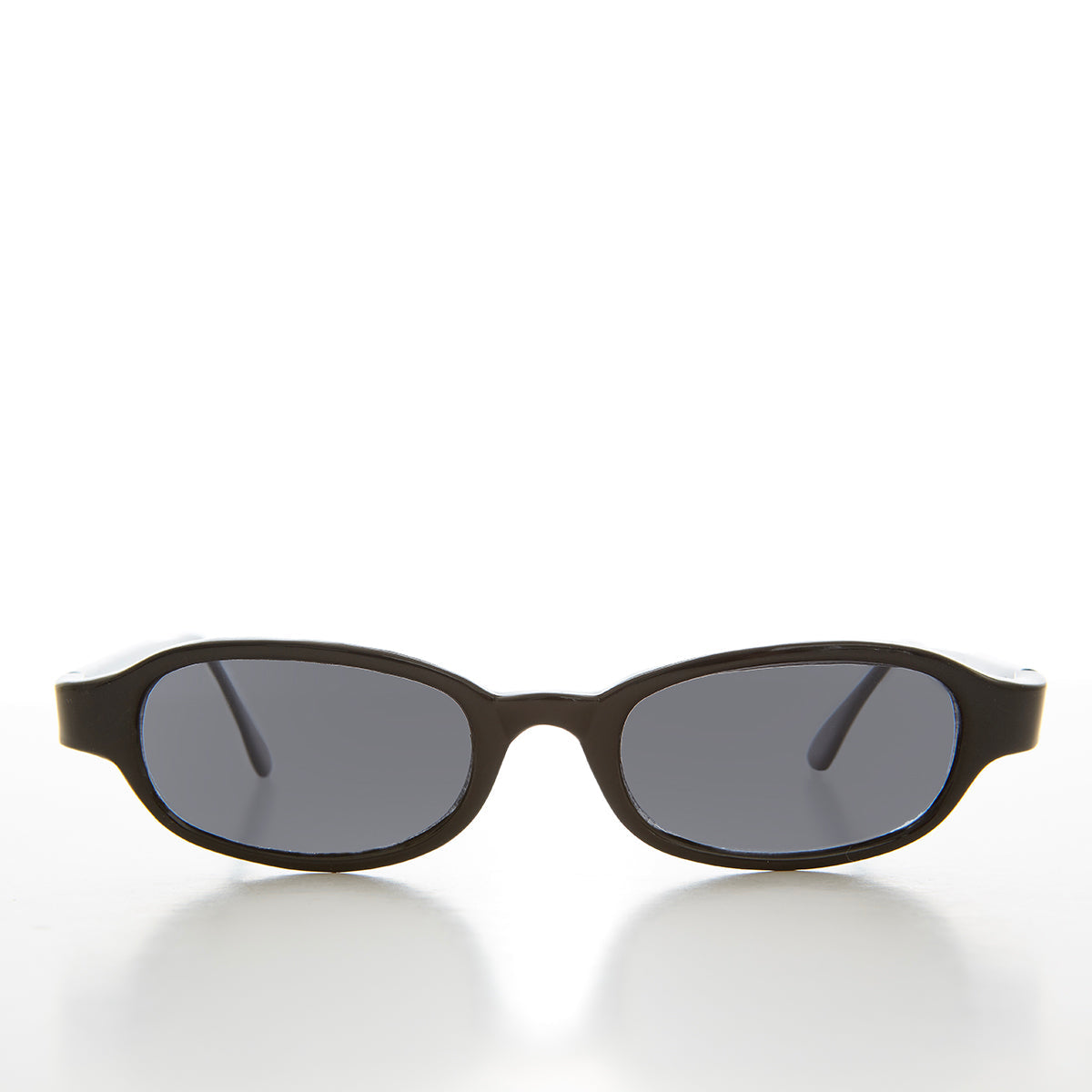 Slim Mod Small Rectangle Vintage 90s Sunglasses - Guppy