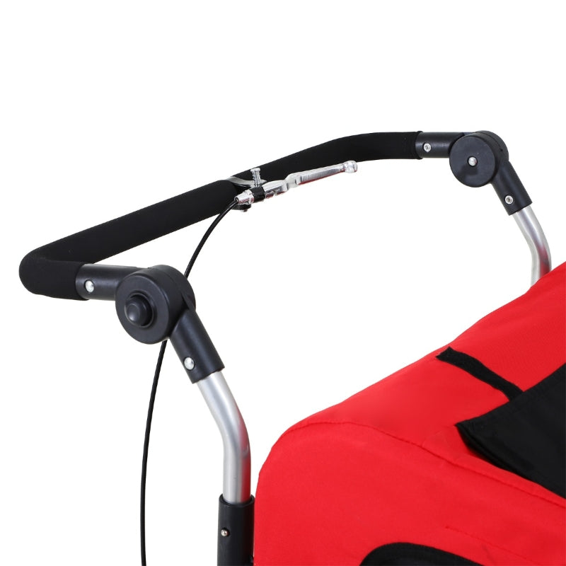 Pet Dog Bicycle Trailer Jogger with Suspension