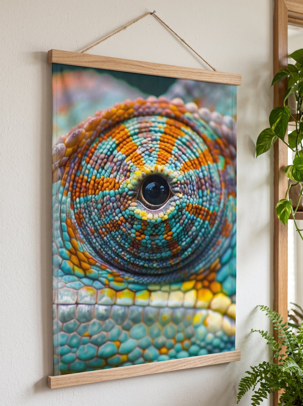 Chameleon Eye Wall Tapestry