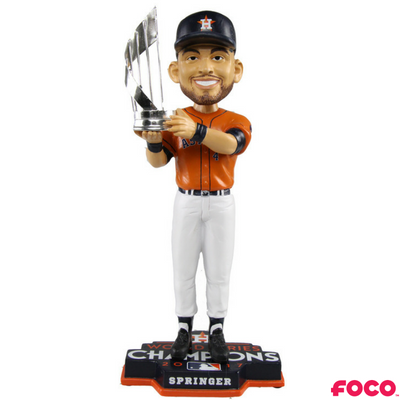 Houston Astros 2017 World Series Champions Orange Jersey Bobbleheads