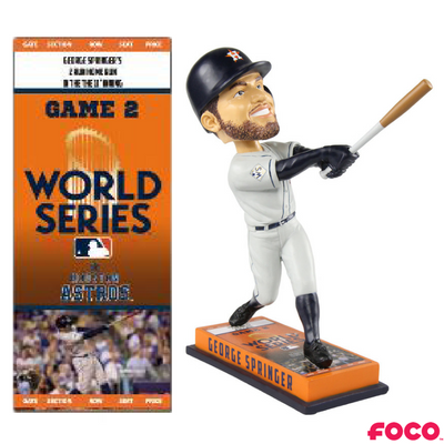 Houston Astros 2017 World Series Ticket Base Bobbleheads