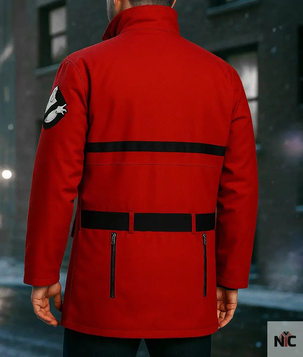 Ghostbusters Frozen Empire Paul Rudd Red Jacket