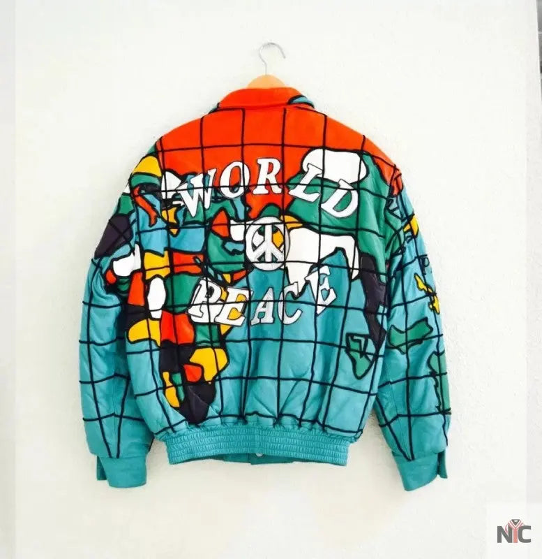 Global Love Peace Jeff Hamilton Jacket