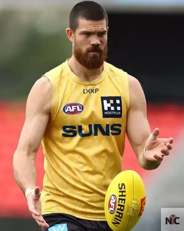Gold Coast Suns AFL Training Session Yellow Jersey