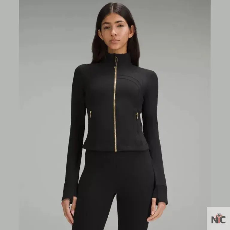Gold Zipper Lululemon Jacket