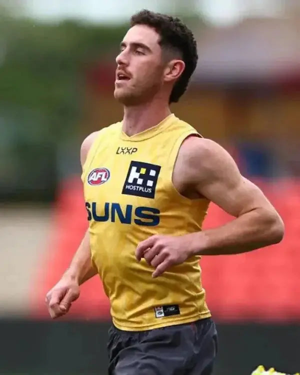 Gold Coast Suns AFL Training Session Yellow Jersey
