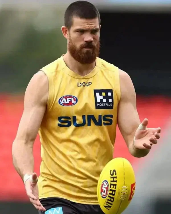 Gold Coast Suns AFL Training Session Yellow Jersey