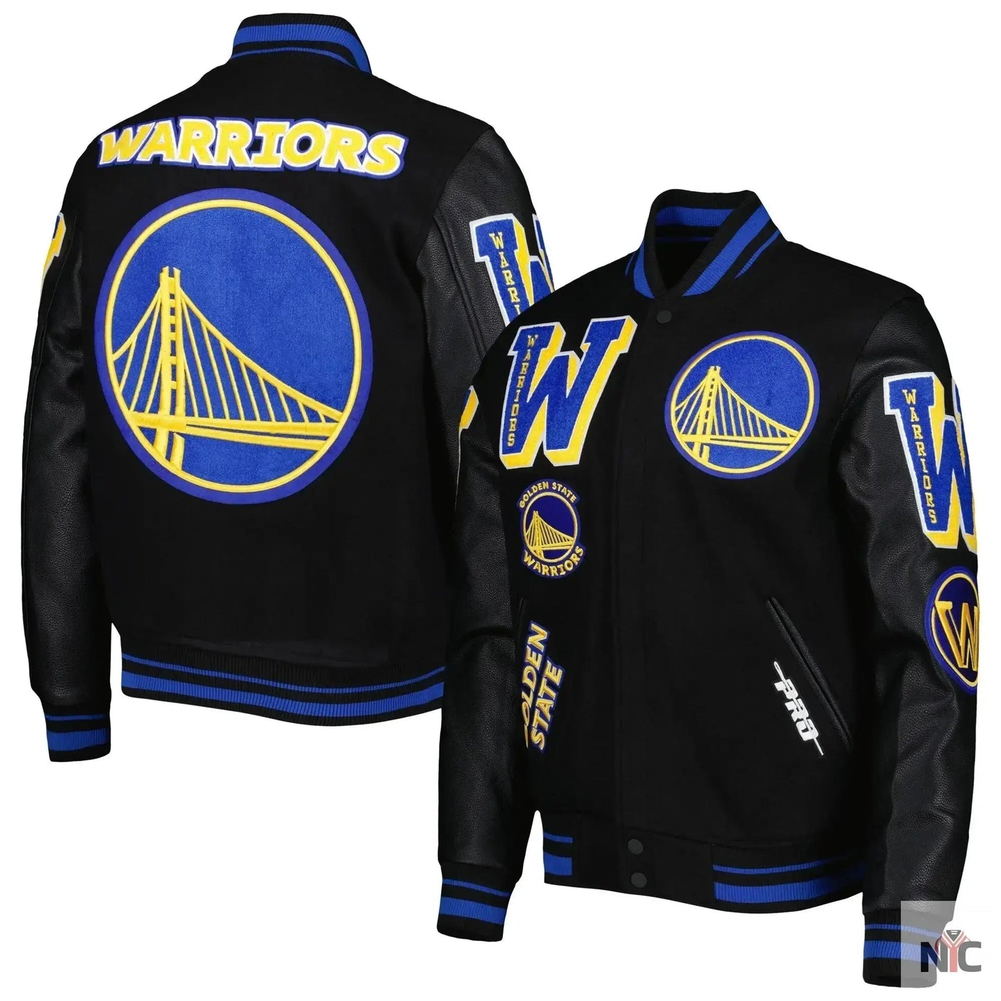 Golden State Warriors Mashup Varsity Jacket