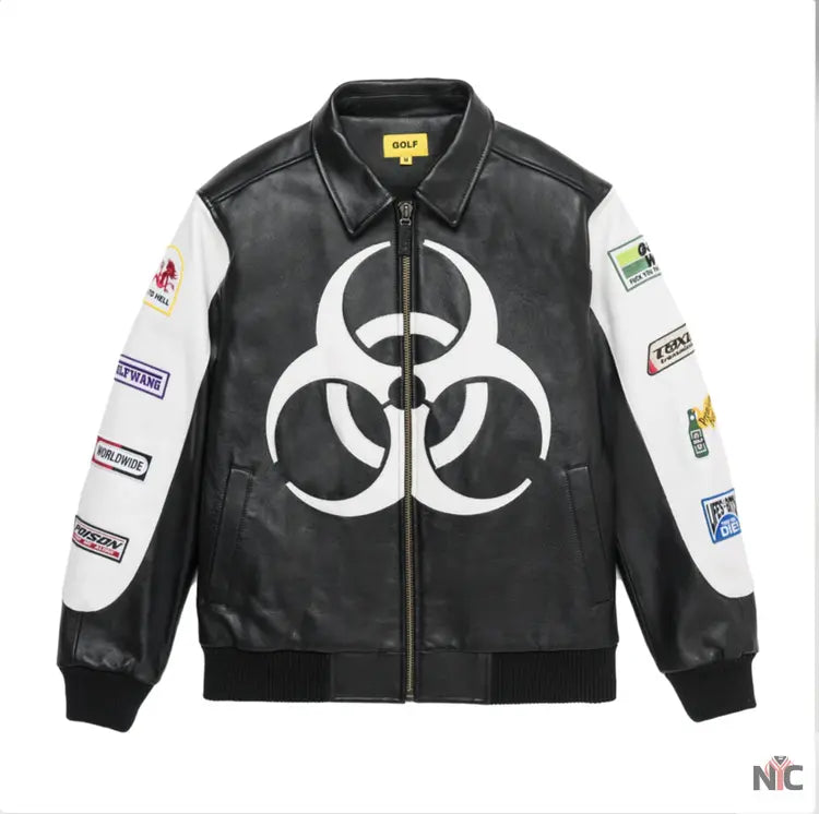 Golf Wang Golf Racing Leather Jacket