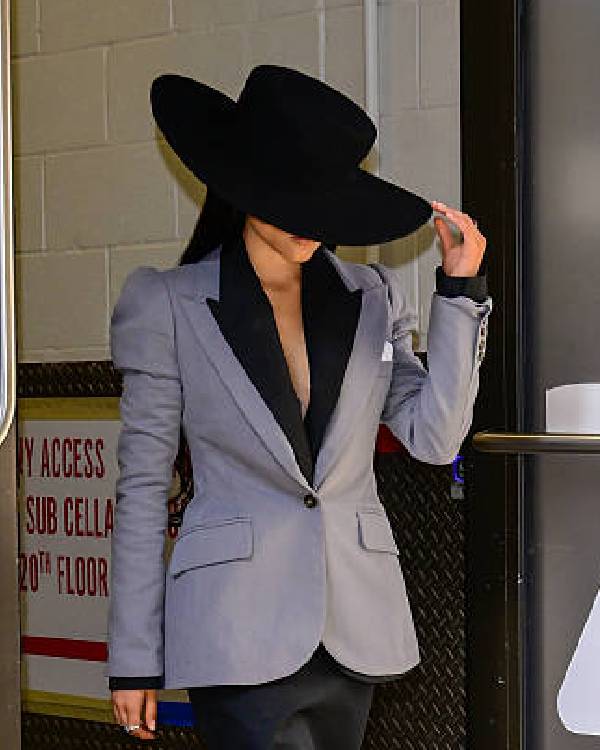 Good Morning America Jenna Ortega Blue Blazer