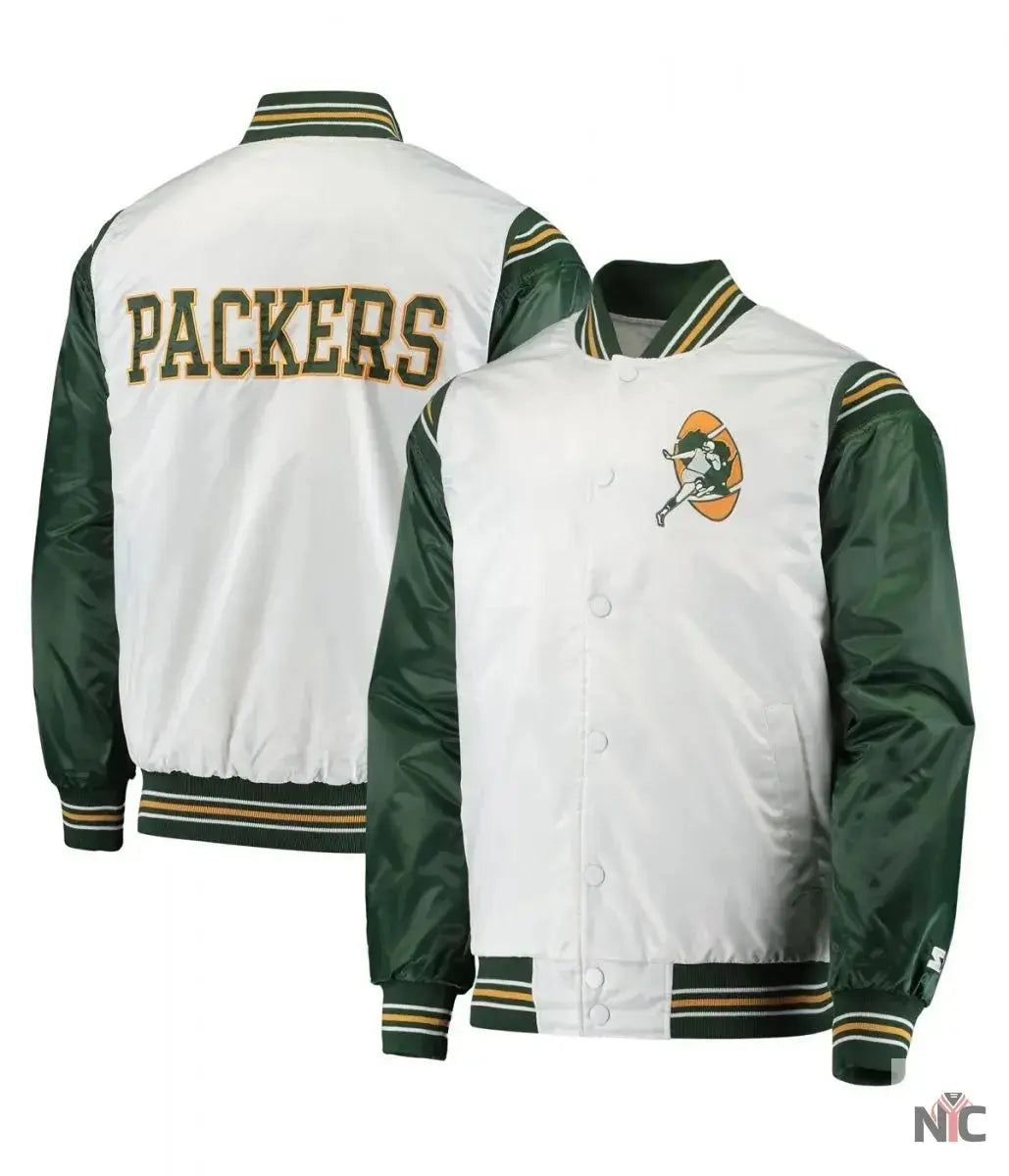 Green Bay Packers Historic Renegade Satin Jacket