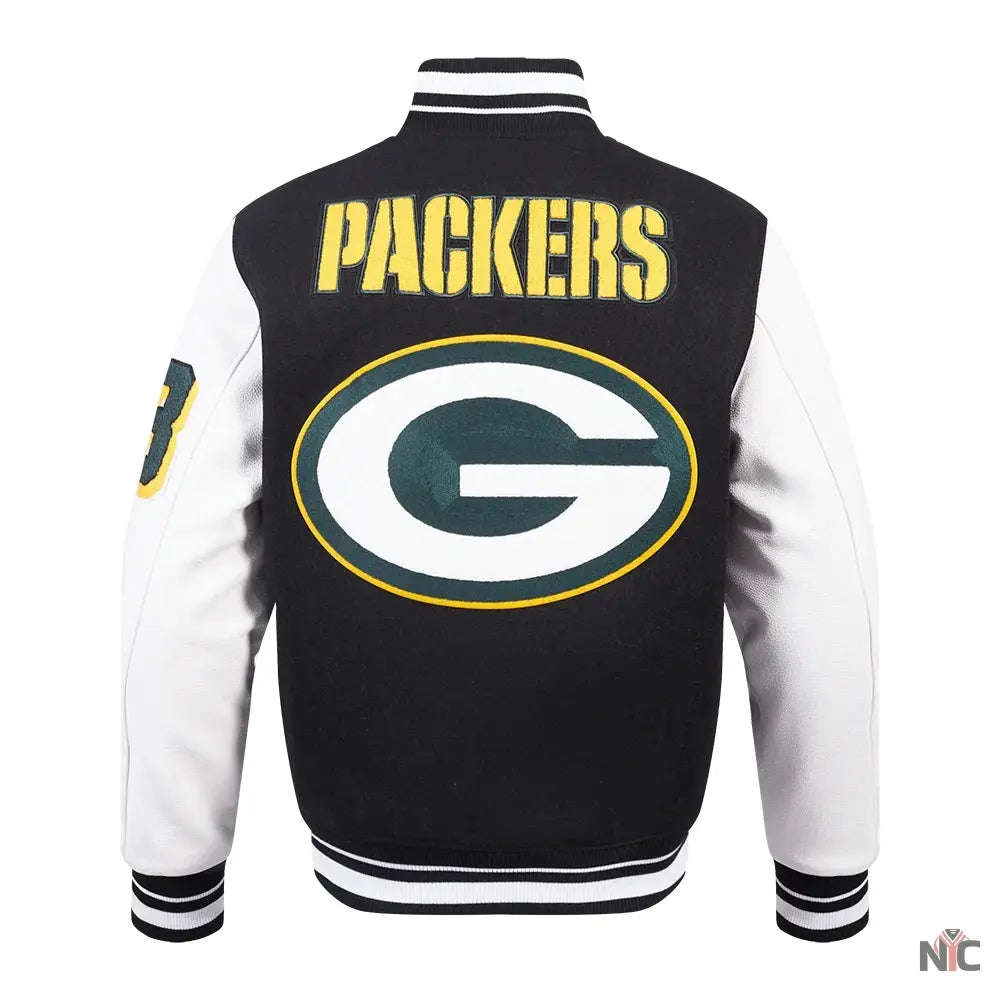 Green Bay Packers Mashup Varsity Jacket