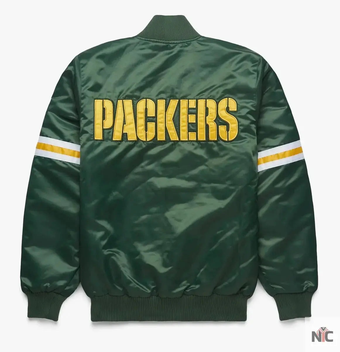 Green Bay Packers Satin Varsity Jacket