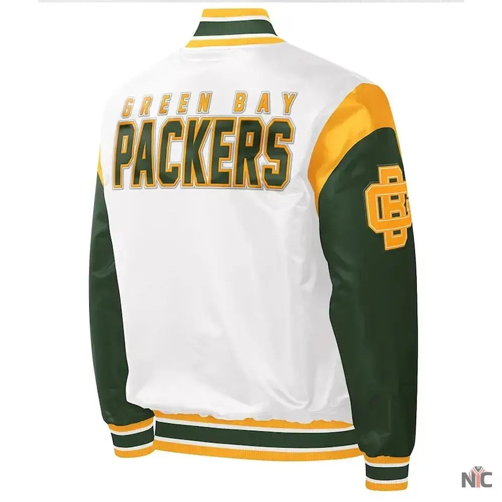 Green Bay Packers Throwback Warm Up Pitch Jacket
