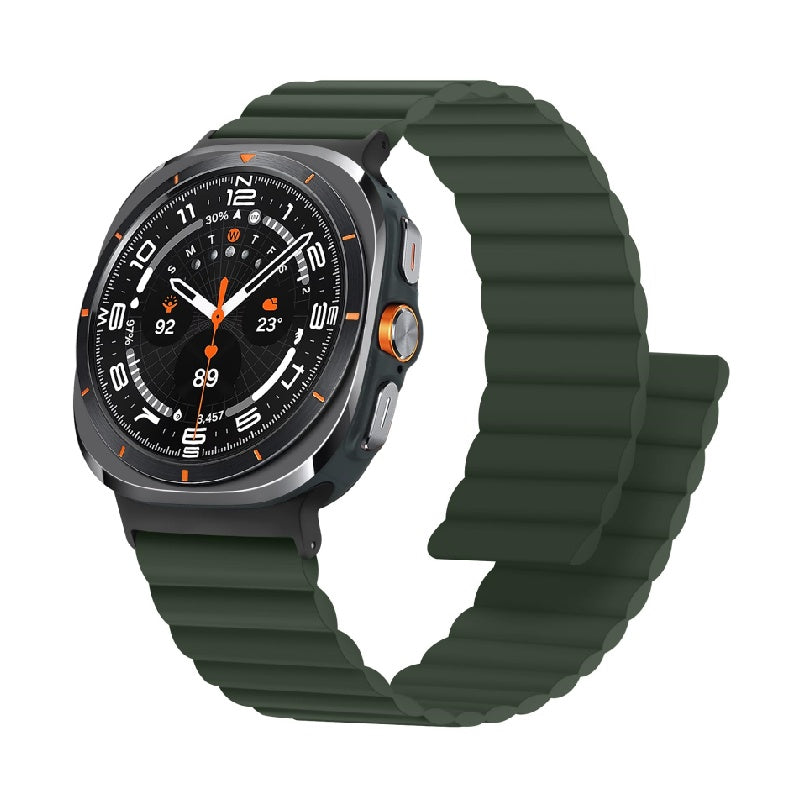 Magnetic Silicone Sport Band for Samsung Galaxy Watch Ultra