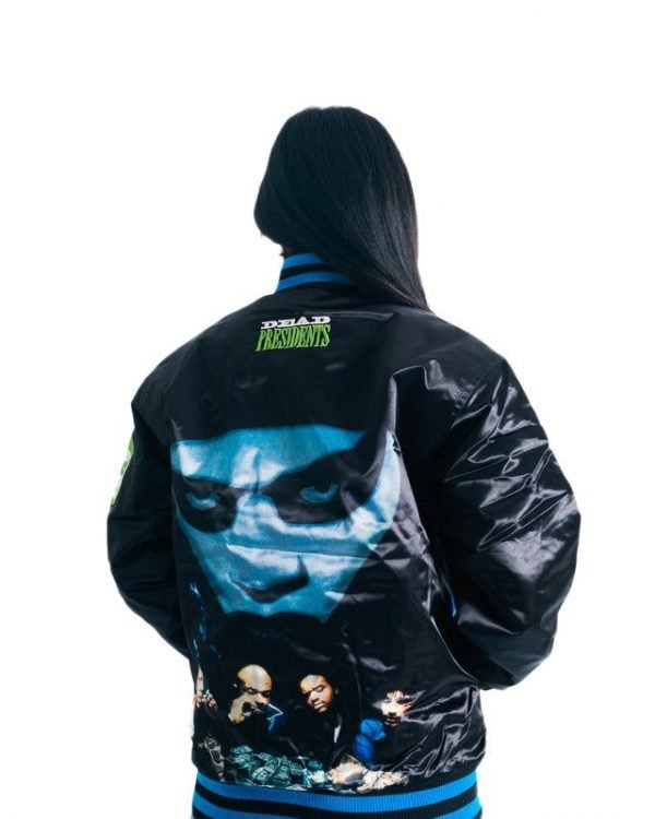 Headgear Classic Black/Green Dead Presidents Satin Jacket