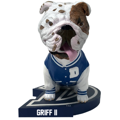 Griff II Drake Bulldogs Live Bulldog Bobbleheads