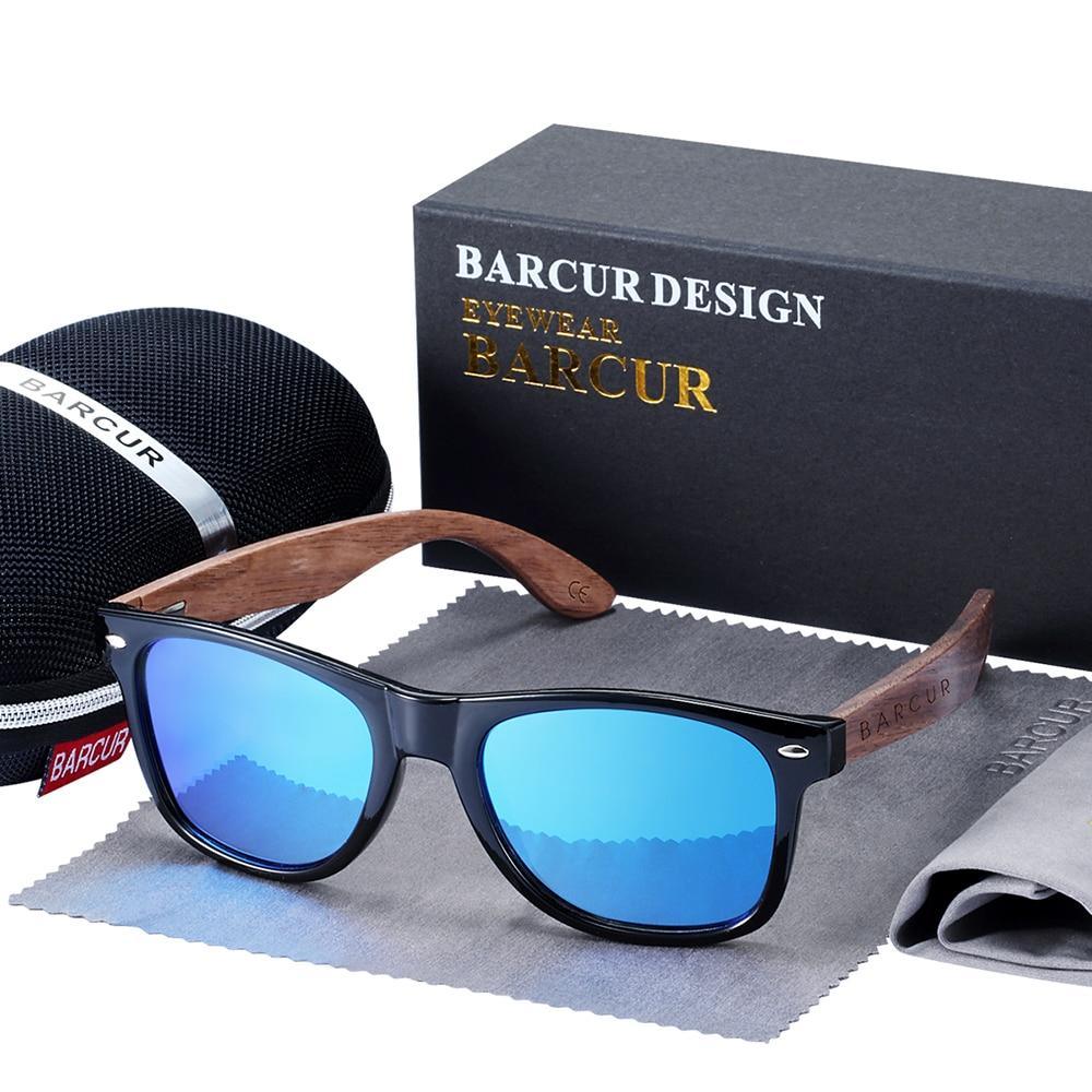 Wood Elegant Modern Classic Universal Men and Woman Sunglasses With Polarized Glasses and UV400 Protection
