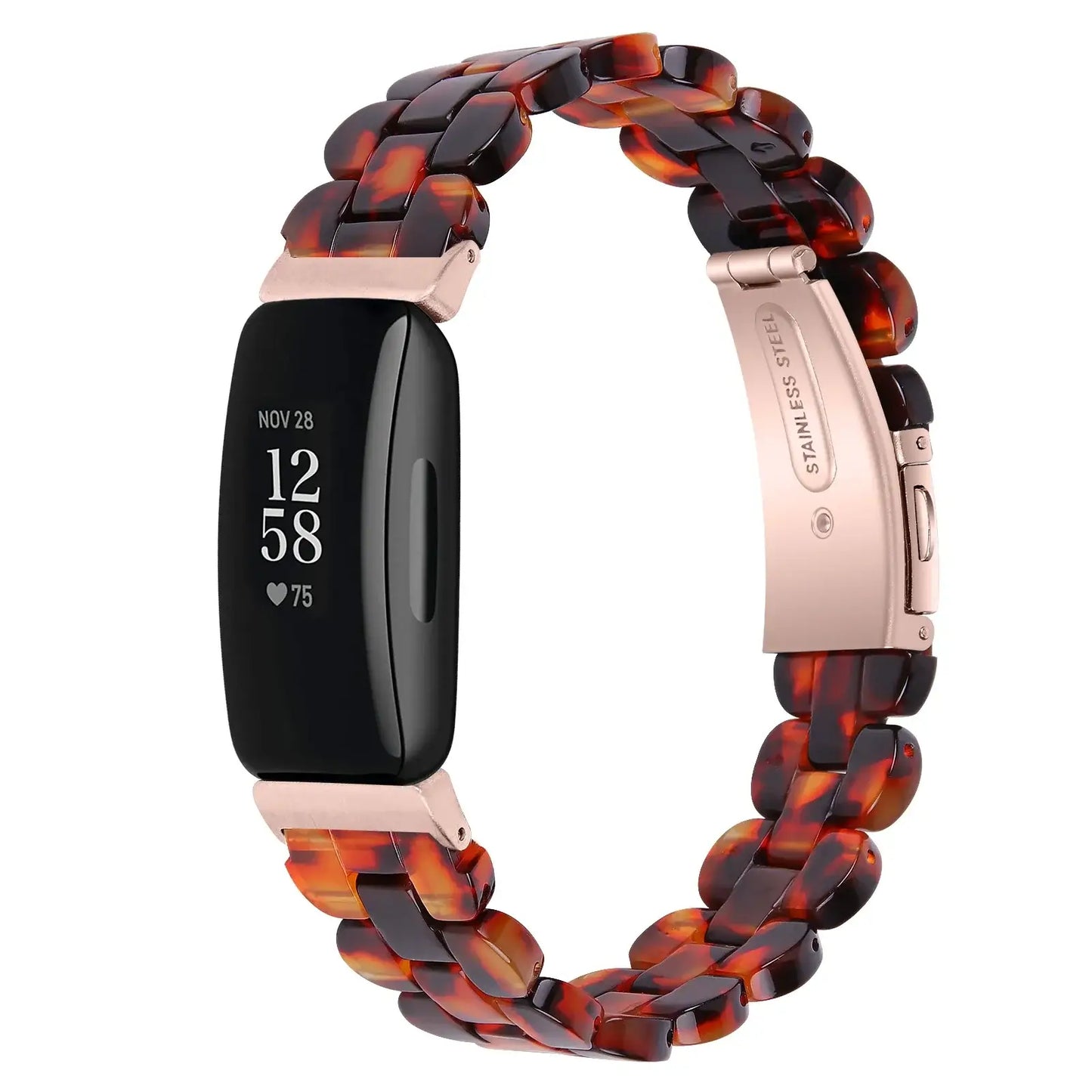 Fitbit Inspire 3, 2, 1, HR Resin Band - Durable, Lightweight