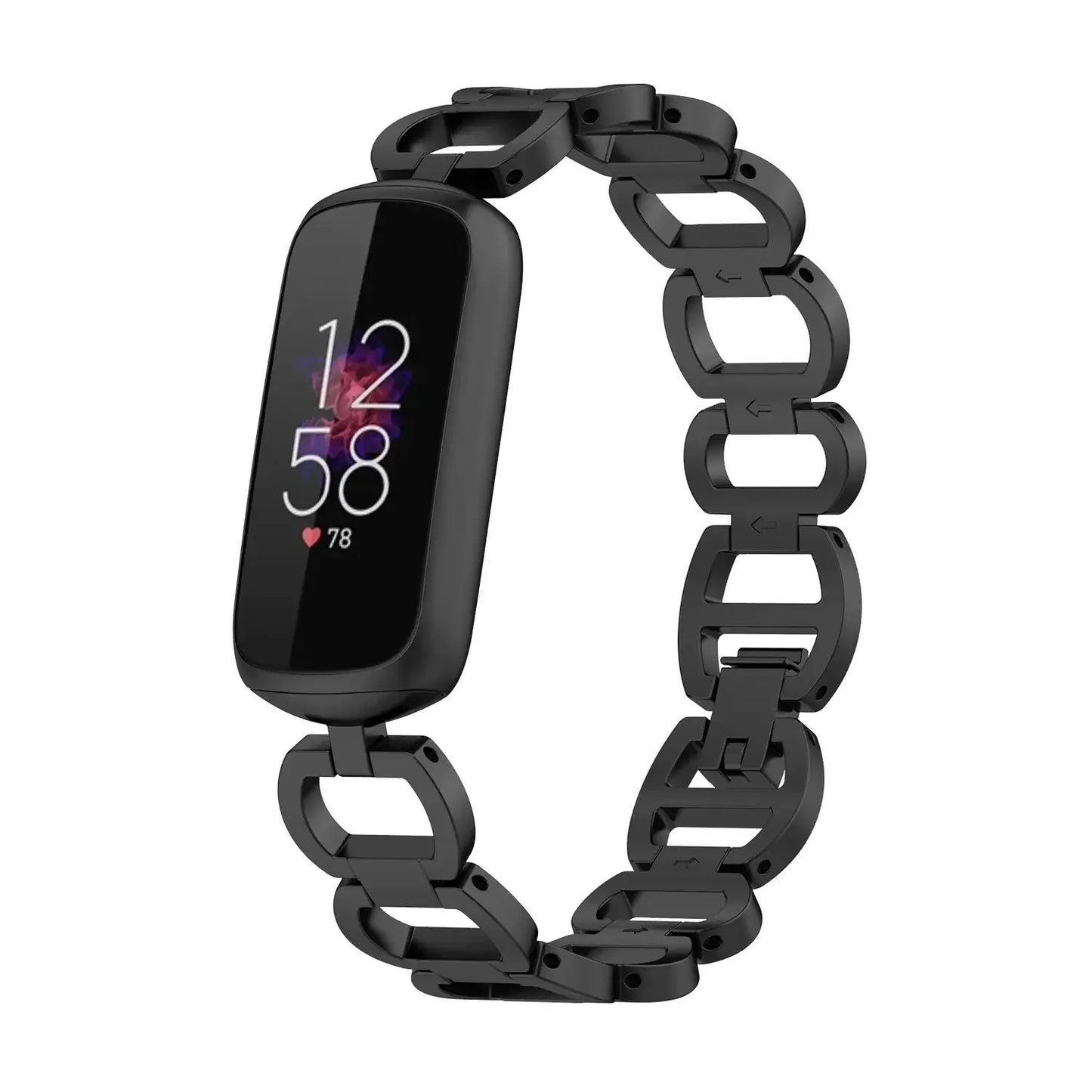 Stainless Steel Fitbit Luxe Band - Sleek Premium Design