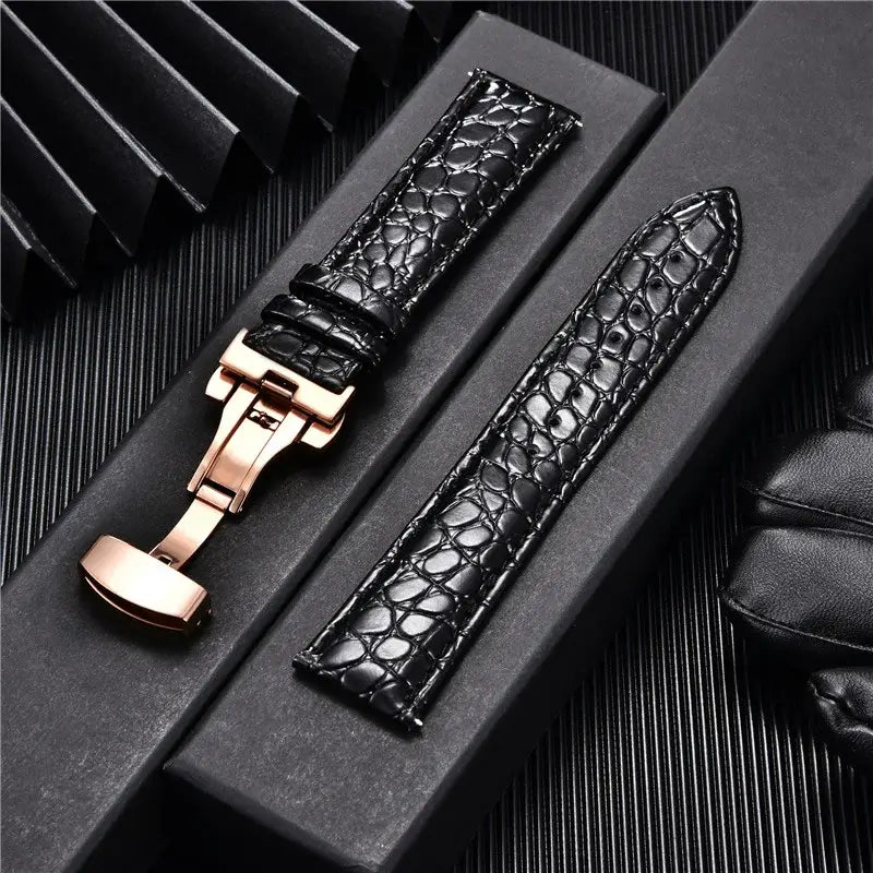 Samsung Galaxy Watch Crocodile Leather Band