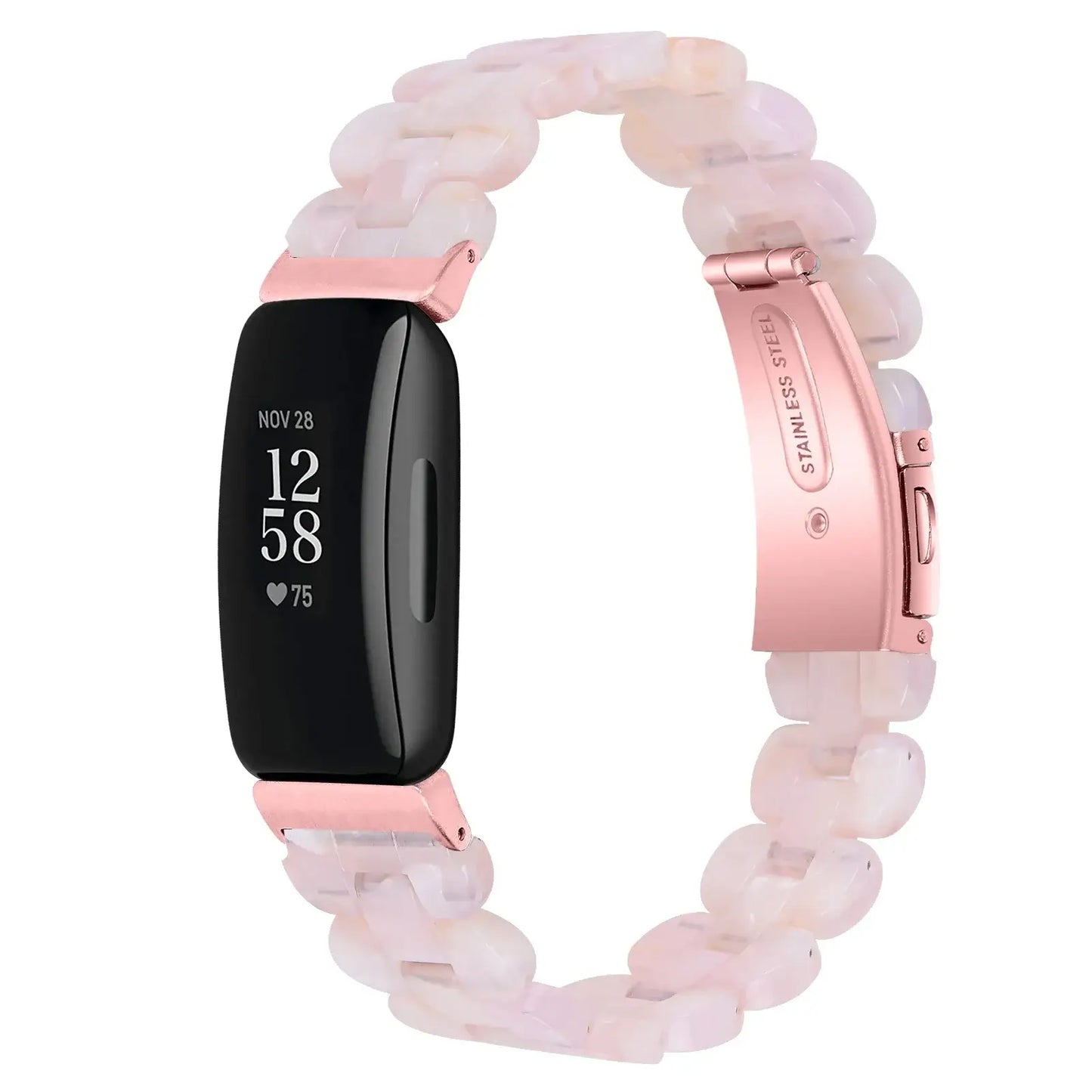 Fitbit Inspire 3, 2, 1, HR Resin Band - Durable, Lightweight