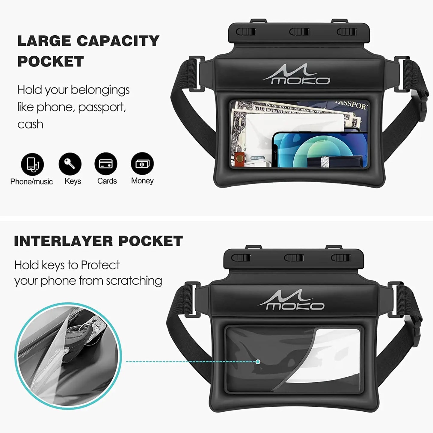 Waterproof Fanny Pack Phone Pouch