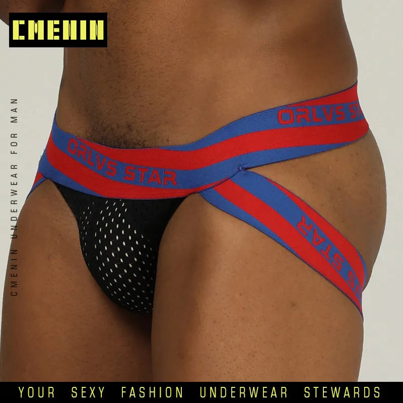 Orvls Men’s Mesh Jockstrap – Breathable Low-Rise Support Underwear
