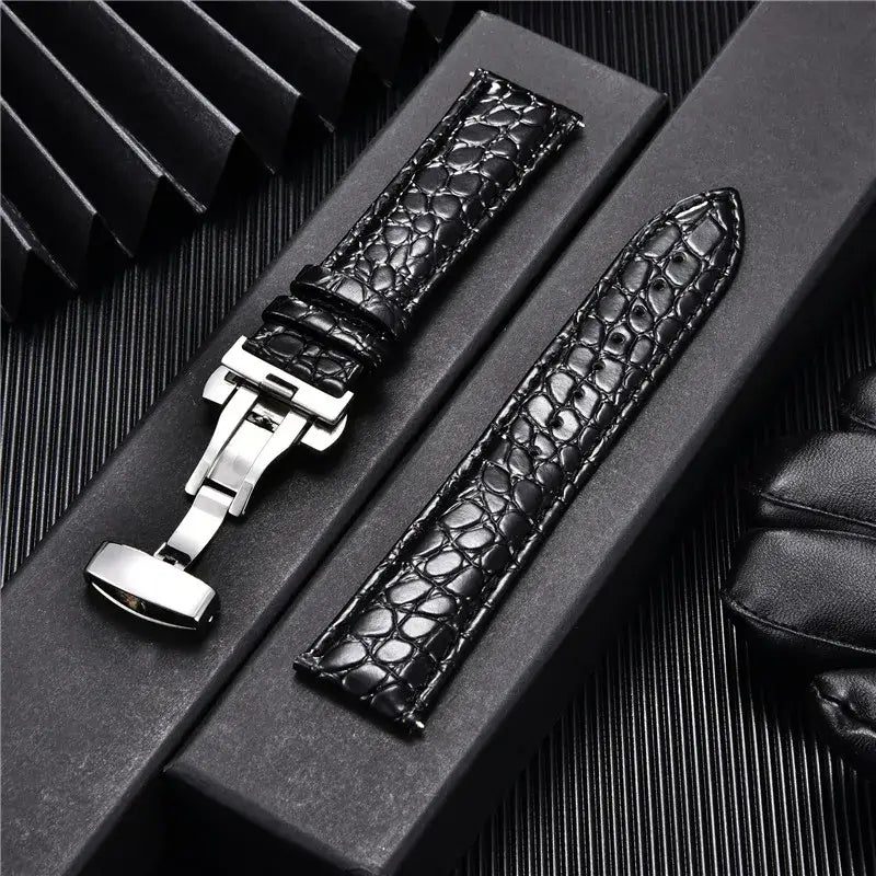 Samsung Galaxy Watch Crocodile Leather Band