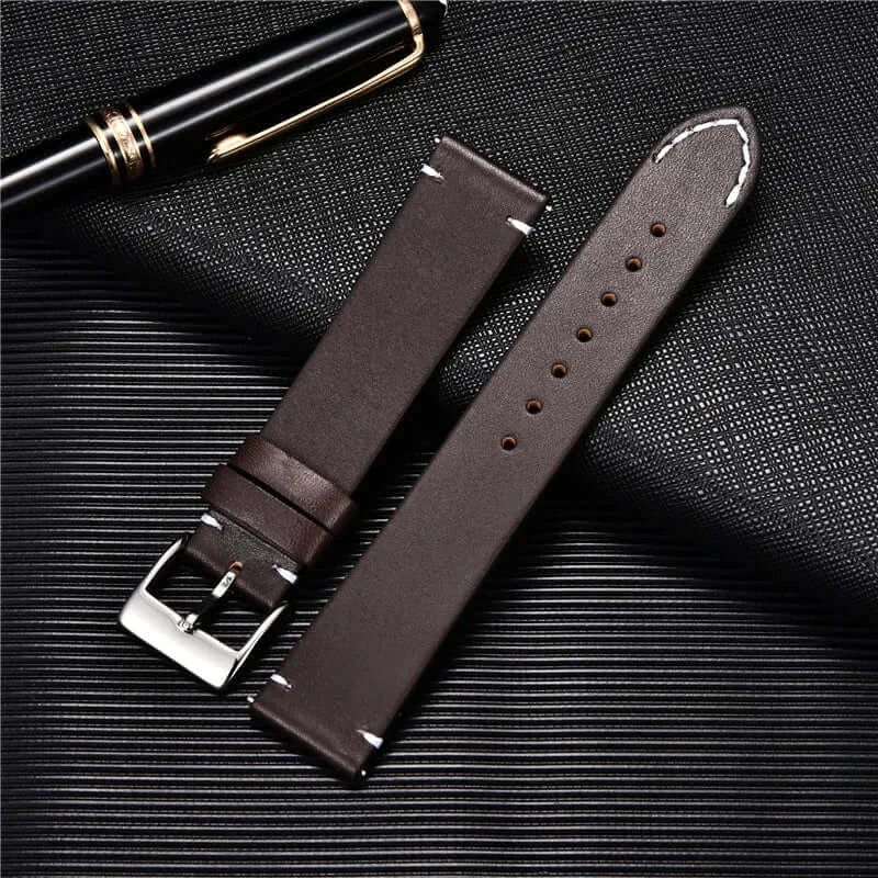 Samsung Galaxy Watch Leather Band - Premium Classic Design