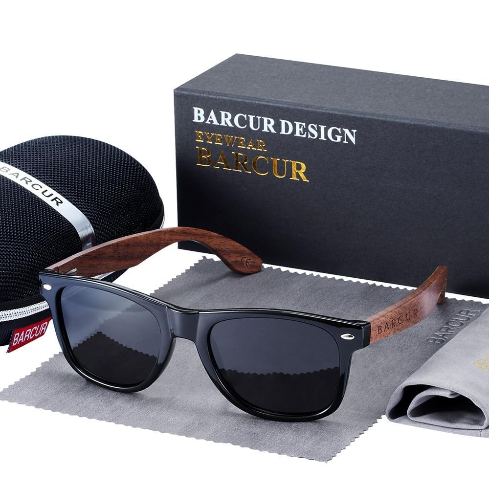 Wood Elegant Modern Classic Universal Men and Woman Sunglasses With Polarized Glasses and UV400 Protection
