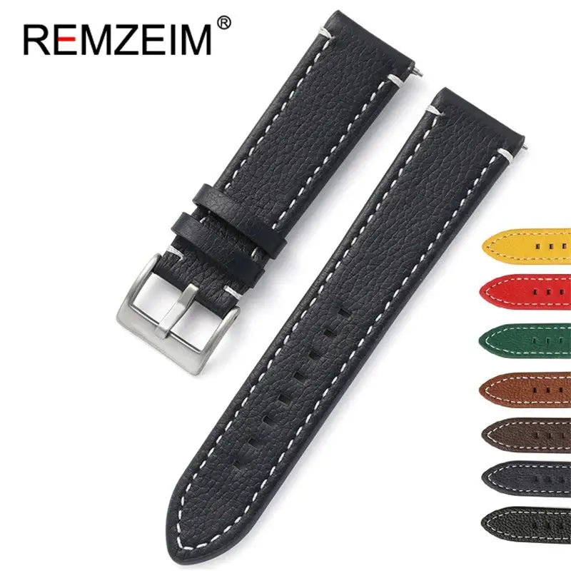 Ticwatch Leather Band - Premium Classic Design for Style