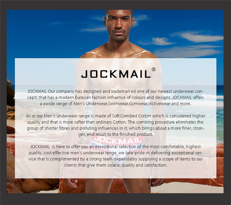 JOCKMAIL Gay Underwear Men Jockstrap Rainbow