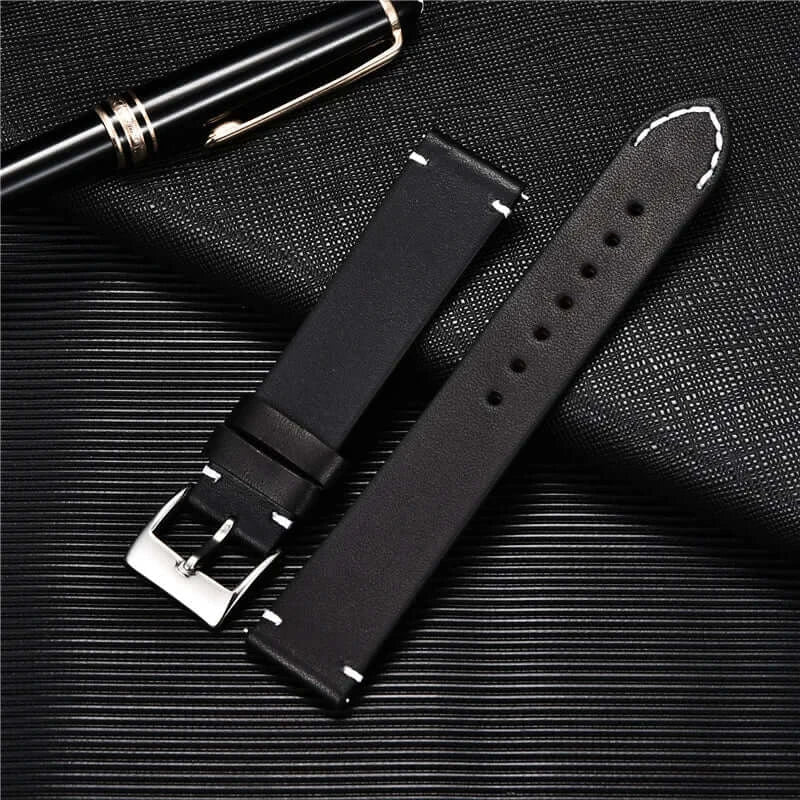 Samsung Galaxy Watch Leather Band - Premium Classic Design