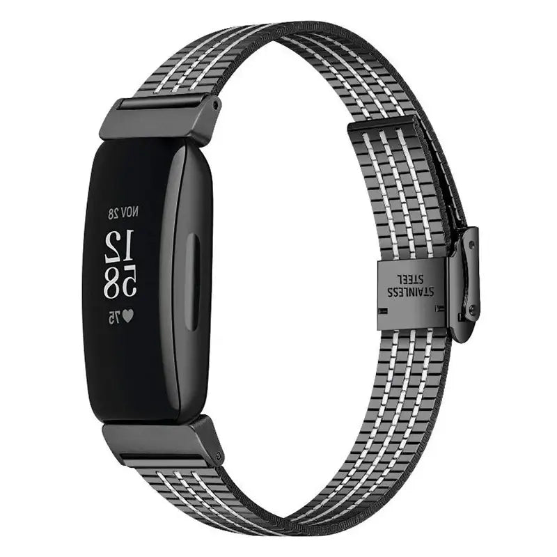 Fitbit Inspire 2, 1 Steel Band - Durable Metal Strap