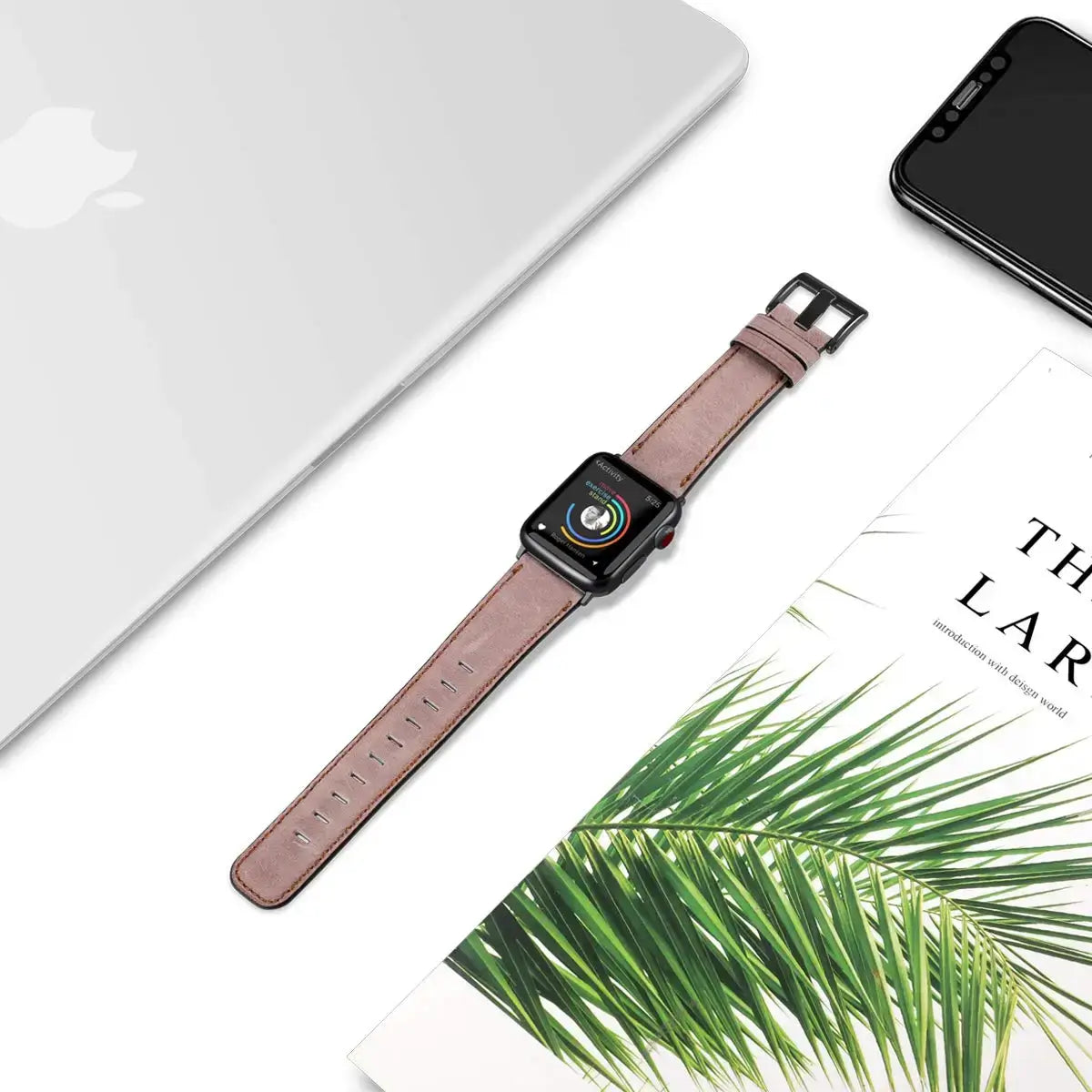 Apple Watch Leather Strap - Premium Durable Fashion Band