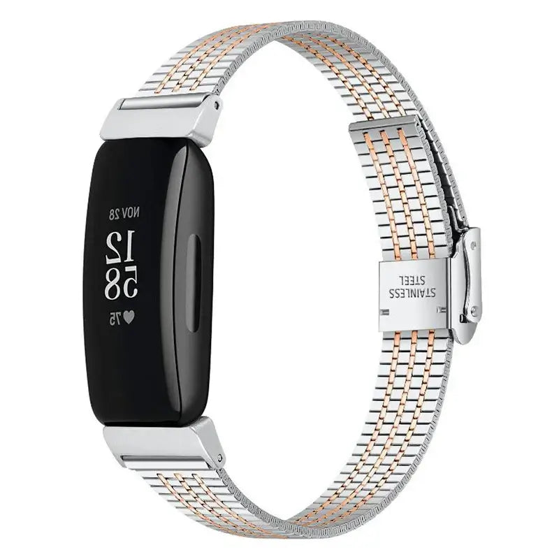 Fitbit Inspire 2, 1 Steel Band - Durable Metal Strap