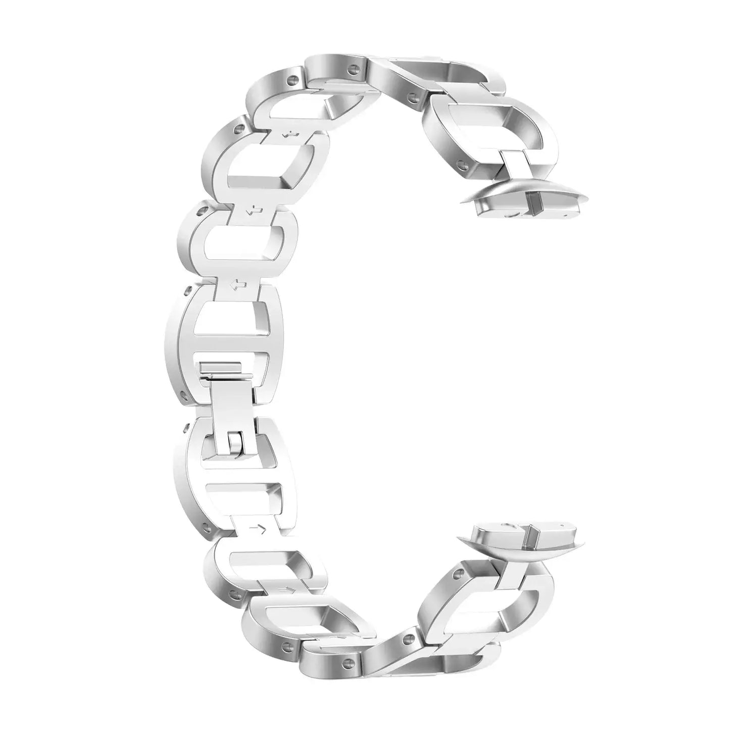 Stainless Steel Fitbit Luxe Band - Sleek Premium Design
