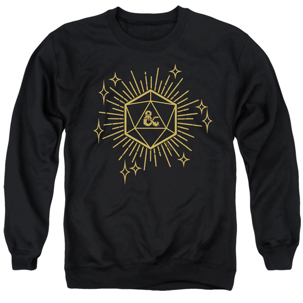 Dungeons And Dragons Year Of The Dragon Lucky D20 Mens Crewneck Sweatshirt Black