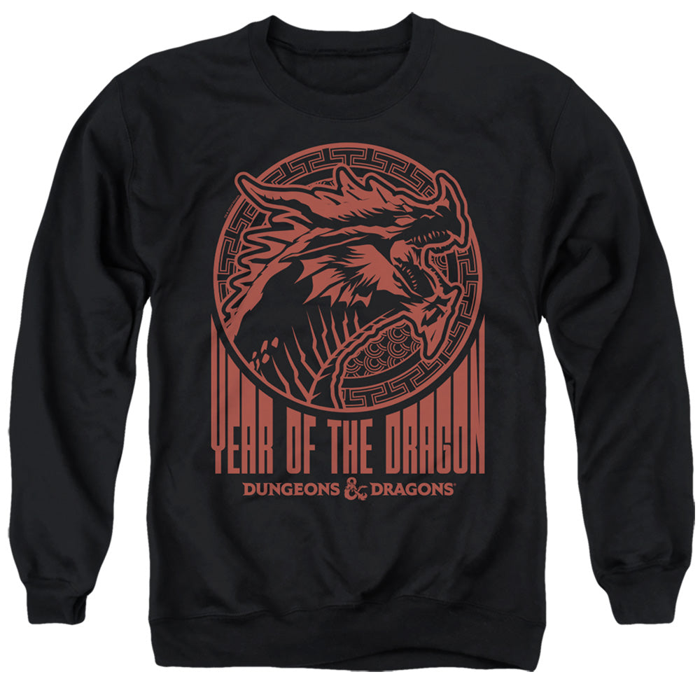 Dungeons And Dragons Year Of The Dragon Street Red Mens Crewneck Sweatshirt Black